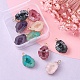 10Pcs 5 Colors Druzy Geode Resin Pendants(RESI-YW0001-47)-5