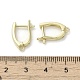 Brass Hoop Earring Findings(KK-C048-10G)-3