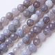 Natural Banded Agate Beads Strands(G-G754-02-8mm)-1