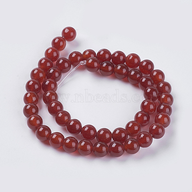 Natural Carnelian Beads Strands(X-G-GSR8MM060-2)-2