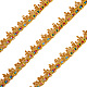 15 Yards Filigree Corrugated Lace Ribbon(OCOR-WH0077-81)-1