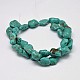 Dyed Nuggets Natural Howlite Beads Strands(G-M139-11-A)-2