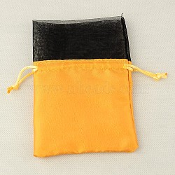 Organza Bags, Orange, 15x10cm(X-OP-E004-01)