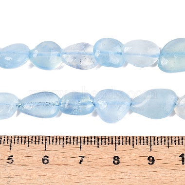 Natural Aquamarine Beads Strands(G-R445-8x10-36)-5