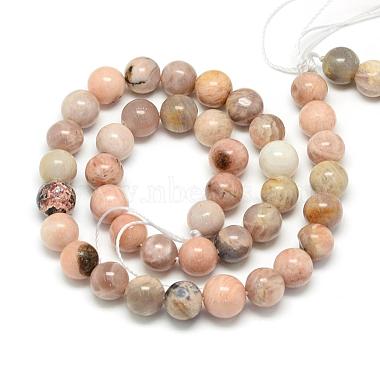 Natural Sun Stone Beads Strands(G-S150-23-6mm)-2