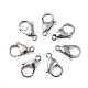 Polished 316 Surgical Stainless Steel Lobster Claw Clasps(X-STAS-R072-18A)-4