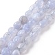 Natural Blue Chalcedony Beads Strands(G-K203-26)-1