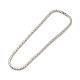 Clear Cubic Zirconia Tennis Necklace(NJEW-E038-10A-P)-2