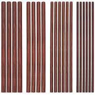 20Pcs 4 Styles Black Walnut Wood Craft Sticks, Column, Coconut Brown, 250x6~12mm(WOOD-OC0004-06C)