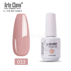 15ml Special Nail Polish, For Nail Art Stamping Print, Varnish Manicure Starter Kit, Misty Rose, Bottle: 34x80mm(MRMJ-P006-C008)