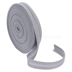 Polycotton Piping Ribbon, for Cheongsam DIY Crafts Sewing Accessories, Dark Gray, 1/2~5/8 inch(14~17mm), about 21.87 Yards(20m)/Roll(OCOR-WH0088-51A)