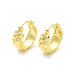 Brass Triangle Hoop Earrings for Women, Light Gold, 20.5x18.5x7mm, Pin: 0.7mm(EJEW-E273-08LG)