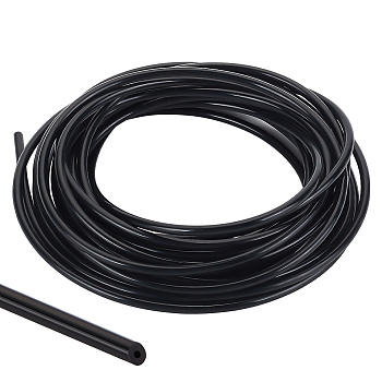 5M Silicone High Temperature Resistant Hose, Tubing, Black, 3mm, Inner Diameter: 1mm