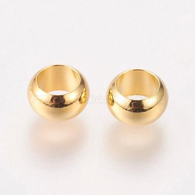 Brass European Beads(OPDL-M001-01G)-2