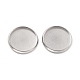 316 Surgical Stainless Steel Cabochon Tray Settings(STAS-I187-06D-P)-2