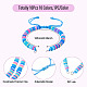 10Pcs Handmade Polymer Clay Bead Bracelets Making(AJEW-TAC00083)-3