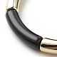 Acrylic Curved Tube Beaded Stretch Bracelet for Women(BJEW-JB08439-02)-5