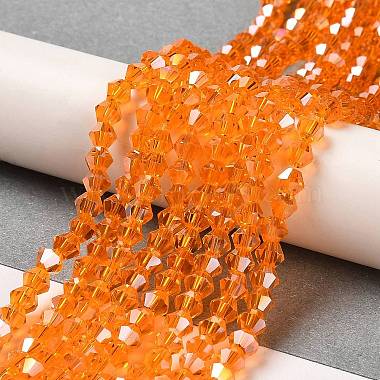 Transparent Electroplate Glass Beads Strands(EGLA-A039-T4mm-B23)-4