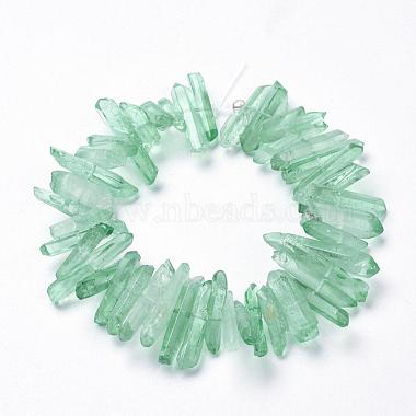Natural Quartz Crystal Points Beads Strands(G-K181-B02)-3