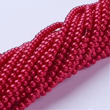 Glass Pearl Beads Strands(HY-4D-B70)-3