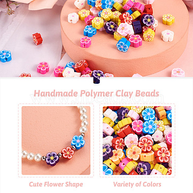 200Pcs 8 Colors Handmade Polymer Clay Beads(CLAY-FW0001-03)-5