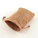 ポリエステル模造黄麻布包装袋巾着袋(ABAG-R004-14x10cm-03)-6