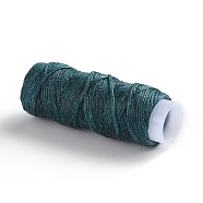 Waxed Polyester Cord, for Jewelry Making, Dark Slate Gray, 0.8mm, about 30m/roll(YC-WH0007-03B-35)