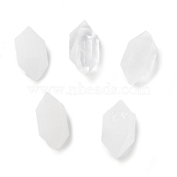 Natural Quartz Crystal Double Terminated Points Rock Crystal No Hole, Faceted, 10x5x4mm(G-G012-20)