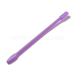 Iron Stirring Rod, Coverd with Food-grade Silicone, Stick, Medium Orchid, 160x9x5mm(TOOL-D001-02B-02)