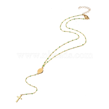 Lariat ожерелья(NJEW-JN03139)-4