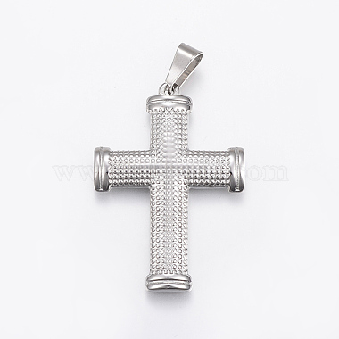 Stainless Steel Color Cross Stainless Steel Big Pendants