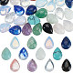 Hobbysay 48 pieza 12 estilos cabujones de piedras preciosas mixtas(G-HY0001-58)-1