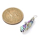 Electroplated Raw Rough Natural Quartz Crystal Copper Wire Wrapped Pendants(PALLOY-JF02414-02)-2