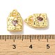 Brass Micro Pave Cubic Zirconia Pendants(KK-H461-06G-01)-3