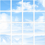 60Pcs Acrylic Mirror Wall Stickers, Self Adhesive Mirror Tiles, for Home Living Room Bedroom Decoration, Square, Silver, 50x50x0.8mm(AJEW-SP0001-20A)