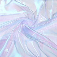Symphony Laser Polyester Fabric, for Stage Show Costume Decoration, Medium Purple, 150x0.02cm(DIY-WH0401-67C)