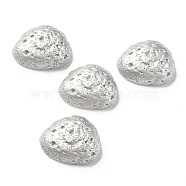 Resin Cabochons, for DIY Mobile Phone Case Decoration, Meteorite, Light Grey, 29x22.5x10.5mm(RESI-A014-02)