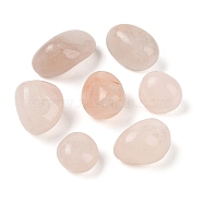 Natural Rose Quartz Beads, Nuggets, No Hole/Undrilled, Tumbled Stone, 16~24x14~18x6~12mm(G-Z062-08)