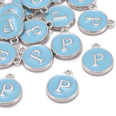 Platinum Plated Alloy Enamel Charms(X-ENAM-S118-04P-P)-4