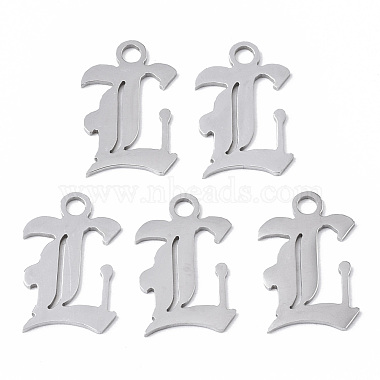 Stainless Steel Color Alphabet 201 Stainless Steel Pendants