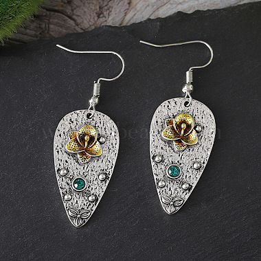 Alloy & Rhinestone Dangle Earrings(FS-WGD70E2-01)-3