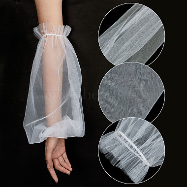 Gauze Lace Arm Sleeves(AJEW-WH0248-29B)-4