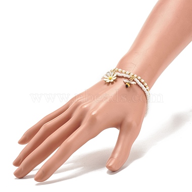Ensemble de bracelets extensibles en perles de verre 2pcs(BJEW-JB08088-03)-3
