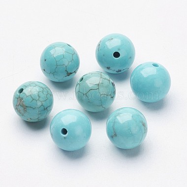 Abalorios naturales howlite(X-G-P212-8mm)-2