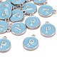 Platinum Plated Alloy Enamel Charms(X-ENAM-S118-04P-P)-4