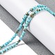 Natural Howlite Beads Strands(G-G001-A02-03)-2