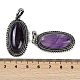 Natural Amethyst Pendants(G-I370-07AS-06)-3