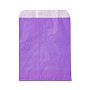 Rectangle Kraft Paper Pouches Gift Shopping Bags, Dark Orchid, 17.9x13x0.01cm