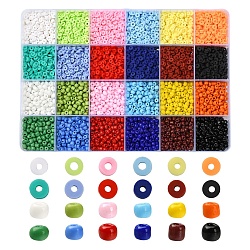 DIY Glass Seed & Disc Polymer Clay Beads Jewelry Making Finding Kit, including 84G 12 Colors Disc/Flat Round Eco-Friendly Handmade Polymer Clay Beads, 168G 12 Colors Round Glass Seed Beads, Mixed Color, Beads: 252g/box(DIY-YW0005-31)