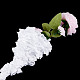 5M Polyester Pleated Lace Ribbon(OCOR-WH0085-66B)-4